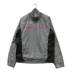 中古 メンズ フィラゴルフ FILA GOLF ブルゾン M グレー 2WAY 蓄熱裏地 防寒