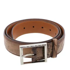 Berluti ベルルッティ カリグラフィー ベルト ベルト メンズ レザー ブラウン 中古のサムネイル