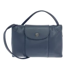 LONGCHAMP ロンシャン ミニショルダーバッグ/プリアージュキュイール  レザー    ネイビー レディース / 240001182929