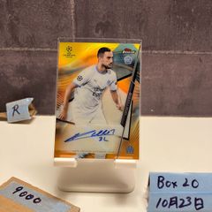 2020-21 Topps Finest Lucas Perrin 09/25 直筆サインカード Olympique