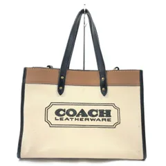 【送料無料!!1点限り!!】 COACH コーチ Field tote フィールドトート 30 ハンドバッグ トートバッグ キャンバス ベージュ レディース ブランド