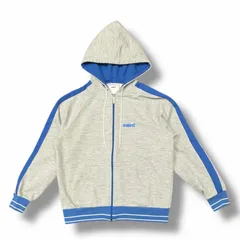 参考上代70400円 未使用 SAINT MICHAEL 25AW ZIP HOODIE_SIDE LINE ジップ フーディー サイドライン スウェットパーカー セントマイケル SM-HR1-0000-058 グレー×ブルー M （6590M）のサムネイル