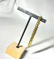 美品 希少 GIVENCHY ジバンシィ ヴィンテージ 喜平チェーンブレスレット ゴールドメタリック 男女兼用 アクセサリーのサムネイル