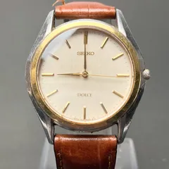 稼働品 SEIKO DOLCE 8J41-6160 QUARTZ メンズ セイコー T462