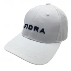 【新品】フィドラ キャップ 白×ネイビー 立体ロゴ 吸汗速乾   ゴルフウェア FIDRAのサムネイル