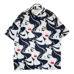 サイズ：XXL LOUD MOUTH ラウドマウス 2023年モデル ハイネック 半袖Tシャツ モナ 柄 ブラック系 [240101598243] ゴルフウェア メンズ ストスト