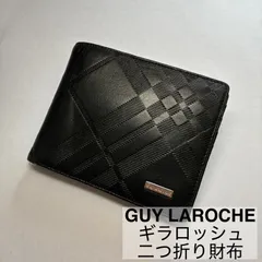 GUY LAROCHE/ギラロッシュ/二つ折り財布/ウォレット/コンパクト財布/ブラック　　　【SH99】