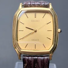 稼働品 SEIKO DOLCE スクエア型 90年代 セイコー 腕時計 T463