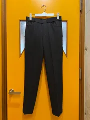 【H3-47】◇ DoCLASSE　11サイズ　ストレッチテーパードパンツ　黒色　レディース