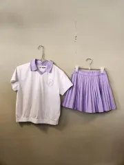 ニューバランスキッズ 140 テニス Tシャツ + プリーツスカート セット