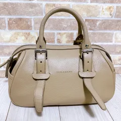 (美品) Burberry(バーバリー)ハンドバッグ  レザー