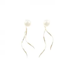 K10YG/K18YG 淡水パール ピアス