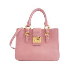 miu miu ミュウミュウ デニムリガ トートバッグ 5BG234 ストライプ 