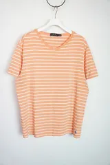 POLO RALPH LAURENポロ ラルフローレン ボーダー Tシャツ 半袖カットソー オレンジ831O★2