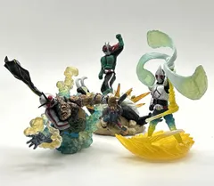 HG 仮面ライダー イマジネイション 新たな必殺技 / 海中の戦い / ライトニングソニック 3体