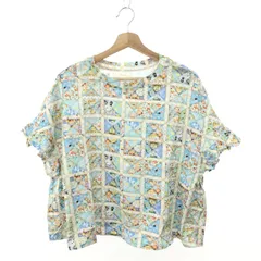 franchelippee  フランシュリッペ ユキエモン ねこあつめカットソー 大きいサイズ:3L 半袖/袖フリル    マルチカラー レディース / 240001182570