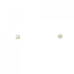 K18YG ダイヤモンド ピアス 0.06CT