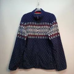 ノルディック パータン ネイビー フリース ジップアップ 95 100 サイズ 冬 61022