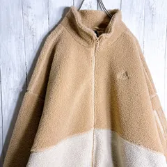 【国内正規品】アディダス adidas ベージュホワイト ボアジャケット 常田大希 #5452