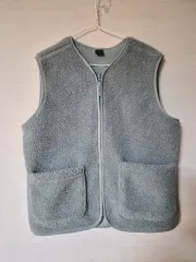 ボア フリース ベスト ミント色