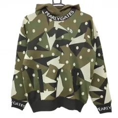 【新品】パーリーゲイツ 2点セット(セーター×ニットパーカー) カーキ×ダークブラウン レディース 0(S) ゴルフウェア PEARLY GATES