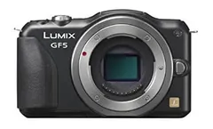 【中古】パナソニック ミラーレス一眼カメラ ルミックス GF5 ボディ 1210万画素 エスプリブラック DMC-GF5-K