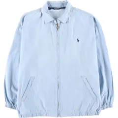 古着 ラルフローレン Ralph Lauren POLO by Ralph Lauren シャンブレー スイングトップ スポーツジャケット メンズXL相当/eaa609274