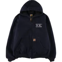 古着 00年代 カーハート Carhartt アクティブジャケット ダックフルジップパーカー メンズXL相当/eaa606894