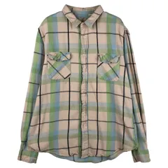 古着 リーバイス Levi's 長袖 フランネルチェックシャツ メンズL相当/eaa609703