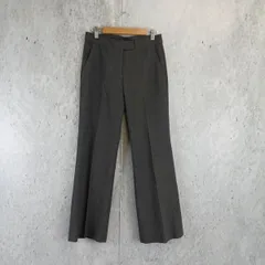 UNIQLO ストレートパンツ オフィス レディースボトムス グレー ウエスト61cm 〇◇