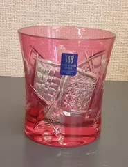 八千代切子「小槌柄」焼酎、ロックグラス　タンブラー　東洋佐々木ガラス