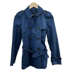 COACH(コーチ) トレンチコート サイズS レディース - ネイビー