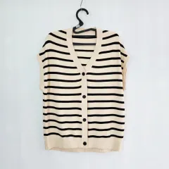 0113 メッシ ジェイ ボーダー柄 ベスト