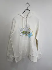 R00430 WINDANDSEA｜ウィンダンシー｜Parker｜パーカー｜Hoodie｜フーディー｜コットン｜Print｜プリント｜White｜ホワイト｜90S｜Y2K｜古着｜ヴィンテージ｜アメカジ｜USA古着｜ストリート｜今期トレンド｜フォロー割
