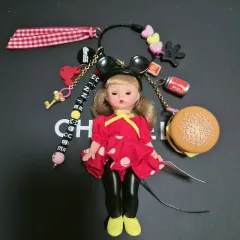 ヴィンテージ マックマダム ぬいぐるみ キーホルダー ミニーマウス