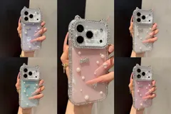 5色からお選び　スマホケース かわいい　キティ柄　iPhone17可愛い 落下防止 iPhone12　iPhone13 iPhone14 iPhone15　 iPhone16　キラキラ