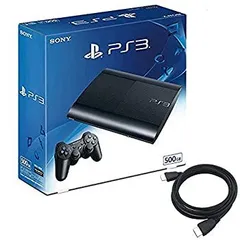 【中古】「非常に良い」PlayStation3 チャコール・ブラック 500GB (CECH4300C) 特典アンサー PS3用 HDMIケーブル2.0M付