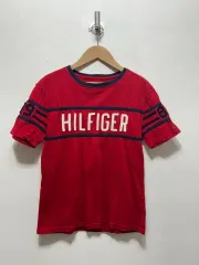 12-14 Tommy Hilfiger トミーヒルフィガー レッド 半袖 Tシャツ