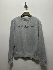 164 キッズ Tommy Hilfiger スウェット グレー