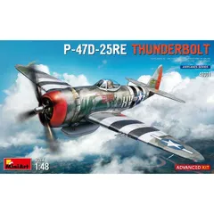 新品 ミニアート 1/48 WW.II アメリカ軍 P-47D-25REサンダーボルト アドバンスドキット プラモデル MA48001 [佐川急便]