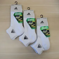 adidas 靴下 まとめ売り  お買い得　３０足 (3足×10セット)  26～28㎝ 消臭 10 ＜新品＞