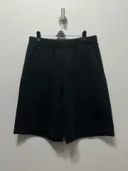 アディダス ブラック トレーナー ハーフパンツ M