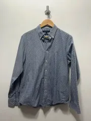 トミーヒルフィガー メンズ ギンガムチェック シャツ L