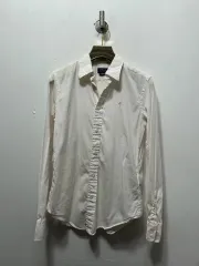 ポロ ラルフローレン 白 長袖 シャツ 新モデル 0サイズ