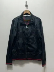 トミーヒルフィガー ブラック ウィンドブレーカー アウター M