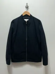 ブラック メンズ 基本 ブルゾン ジャケット XL