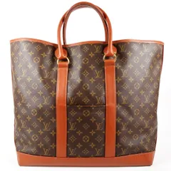 【美品】LOUIS VUITTON ヴィトン モノグラム サックウィークエンドGM ハンド トートバッグ ブランド【TX69】