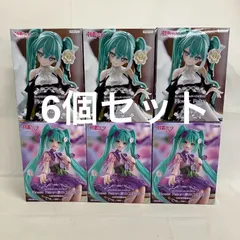 未開封 初音ミク ぬーどるストッパー 白薔薇 紫のコスモス フィギュア 6個セット SF1354 c107