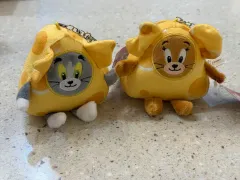 正規品 トムとジェリー チーズ ぬいぐるみ キーホルダー セット
