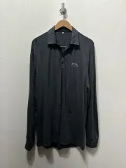 Callaway ブラック 長袖 ストライプ ゴルフウェア XL